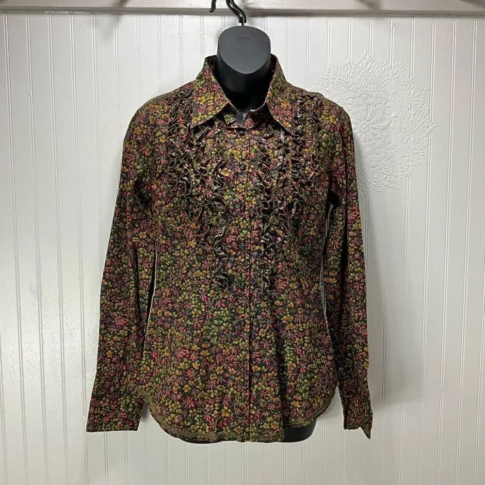GEORG ROTH Ruffle Front Blouse